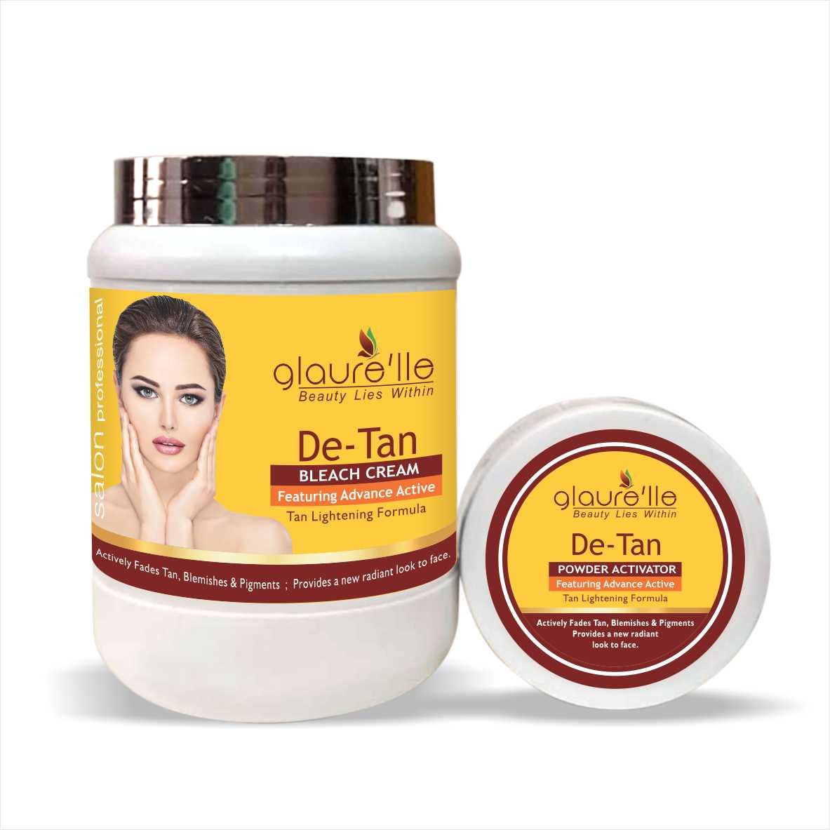 DE-TAN Bleach Cream (Advance Active) (1Kg) - Glaure'lle Bleaches